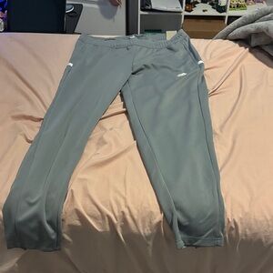 adidas Gray Sweatpants with White Accents